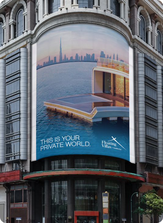 Residence billboard advertising