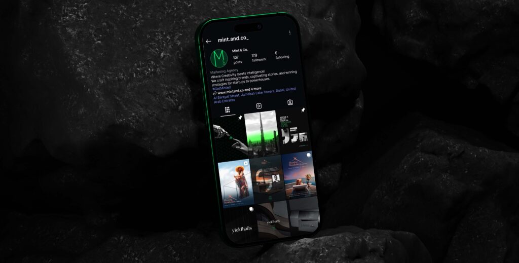 Mint & Co. Instagram profile, real estate social media ideas that drive leads