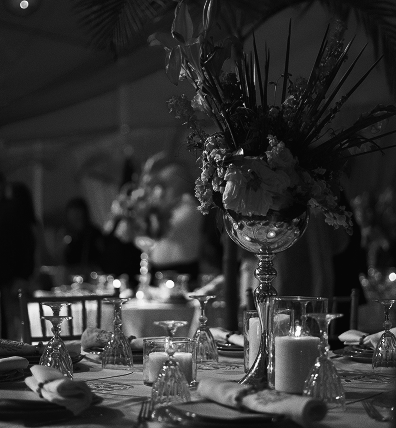 Elegant floral centerpiece