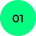 Green circle with number 01