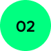 Green circle with number 02