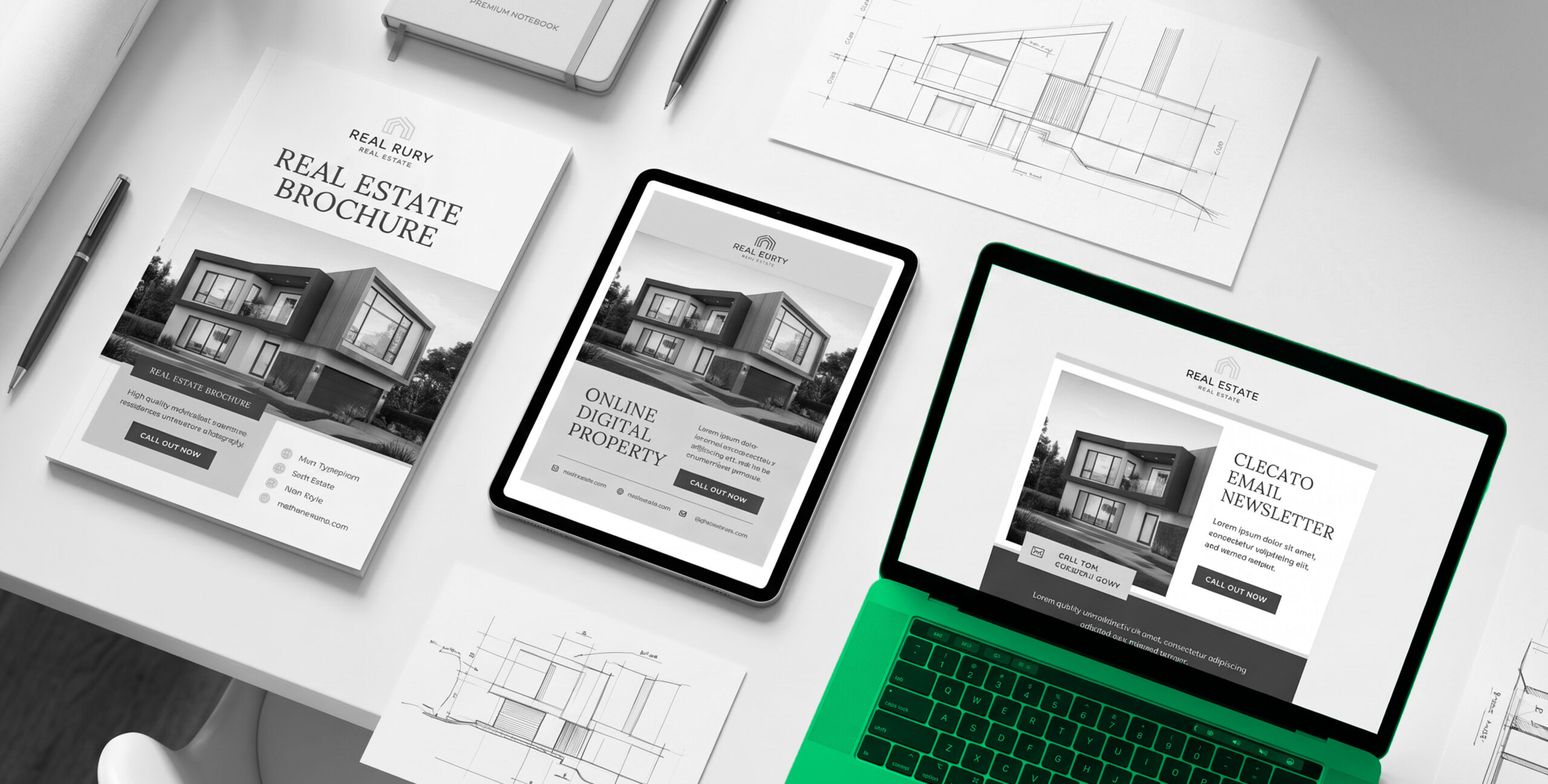 Consistent Real Estate Marketing Materials – Mint & Co
